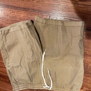 PacSun Tan Athletic Shorts Comfortable Cotton Blend
